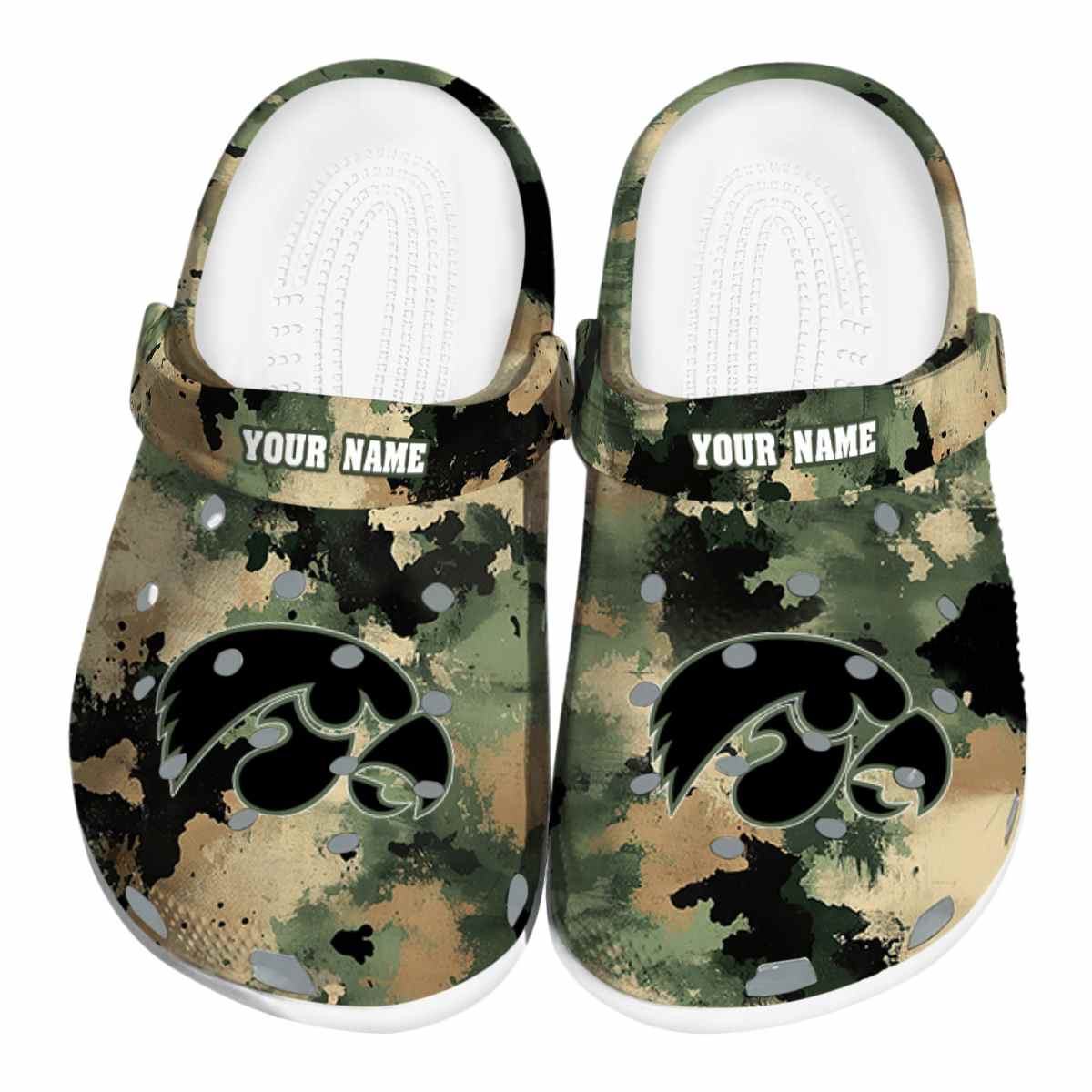 Iowa Hawkeyes 2025 NCAA Sport Crocs Clogs For Men Women and Kids - GNL1462455