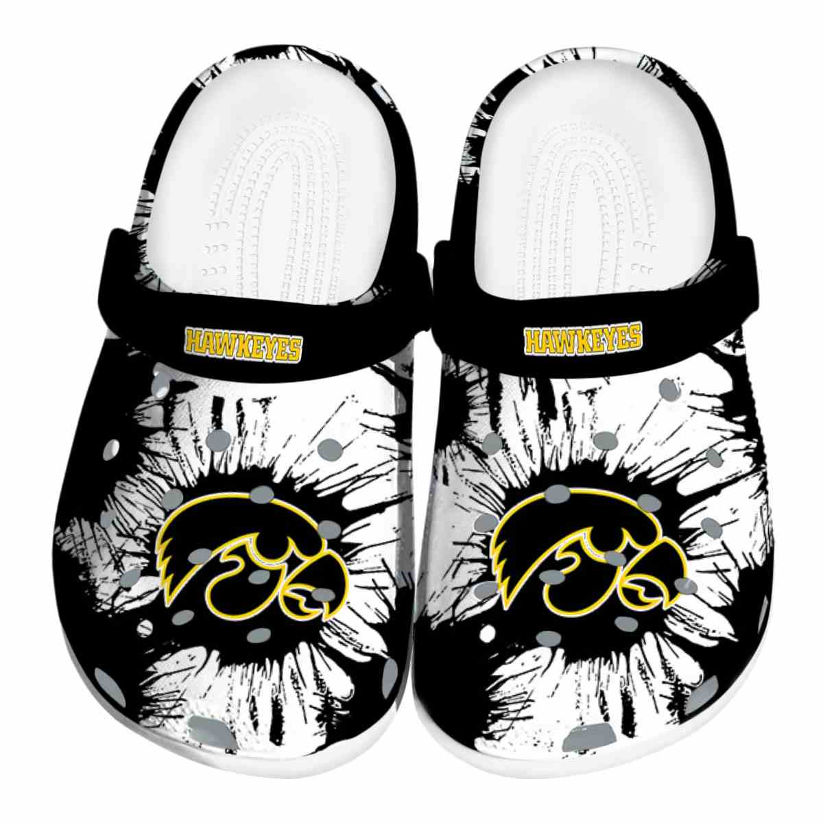 Iowa Hawkeyes 2025 NCAA Sport Crocs Clogs For Men Women and Kids - GNL1462462