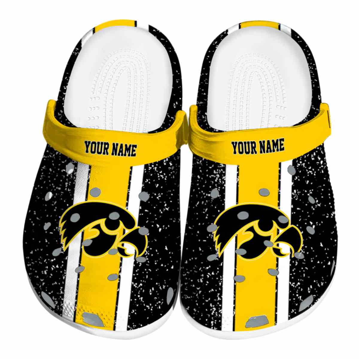 Iowa Hawkeyes 2025 NCAA Sport Crocs Clogs For Men Women and Kids - GNL1462472
