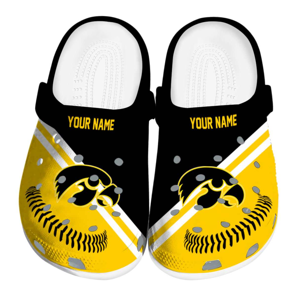 Iowa Hawkeyes 2025 NCAA Sport Crocs Clogs For Men Women and Kids - GNL1462461
