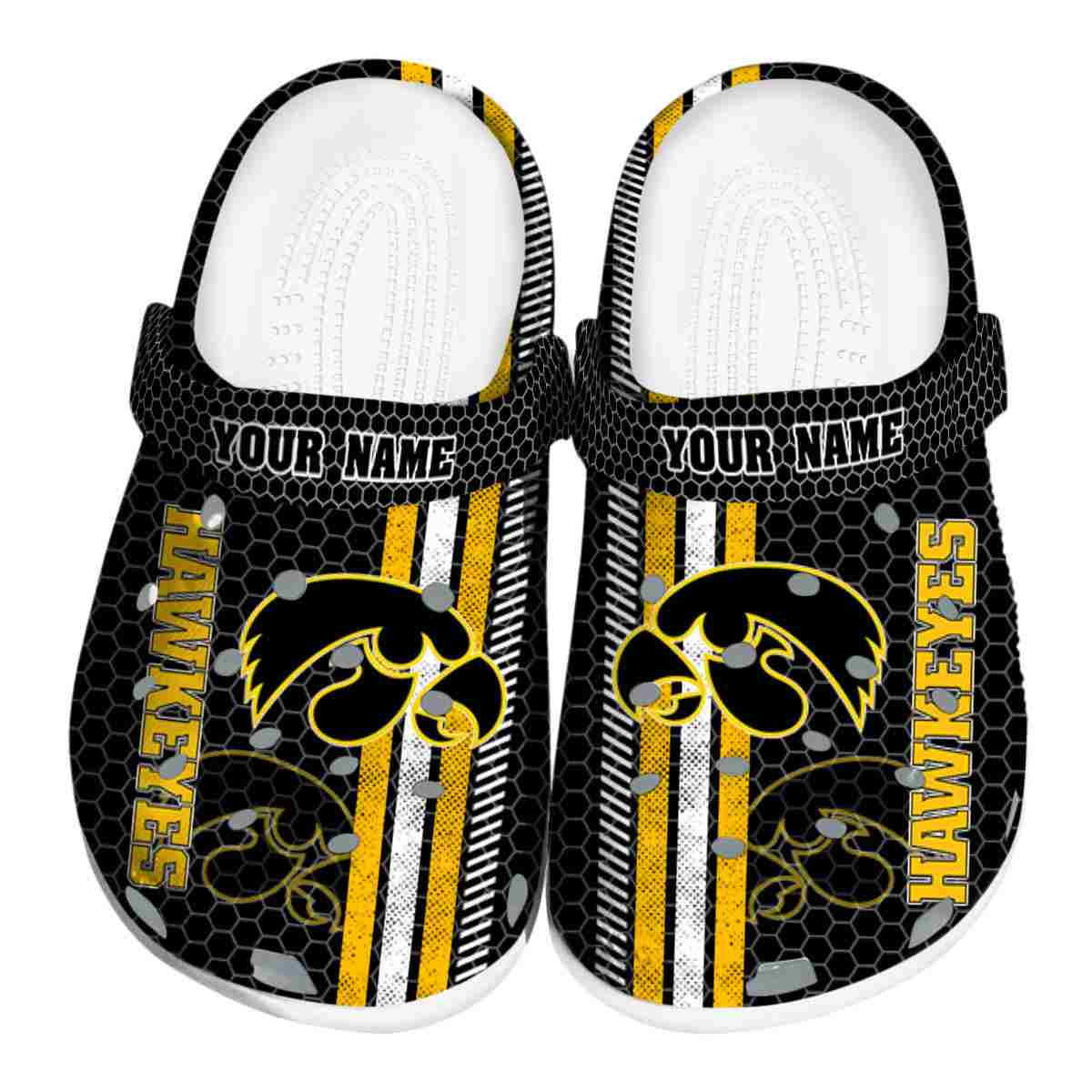 Iowa Hawkeyes 2025 NCAA Sport Crocs Clogs For Men Women and Kids - GNL1462474