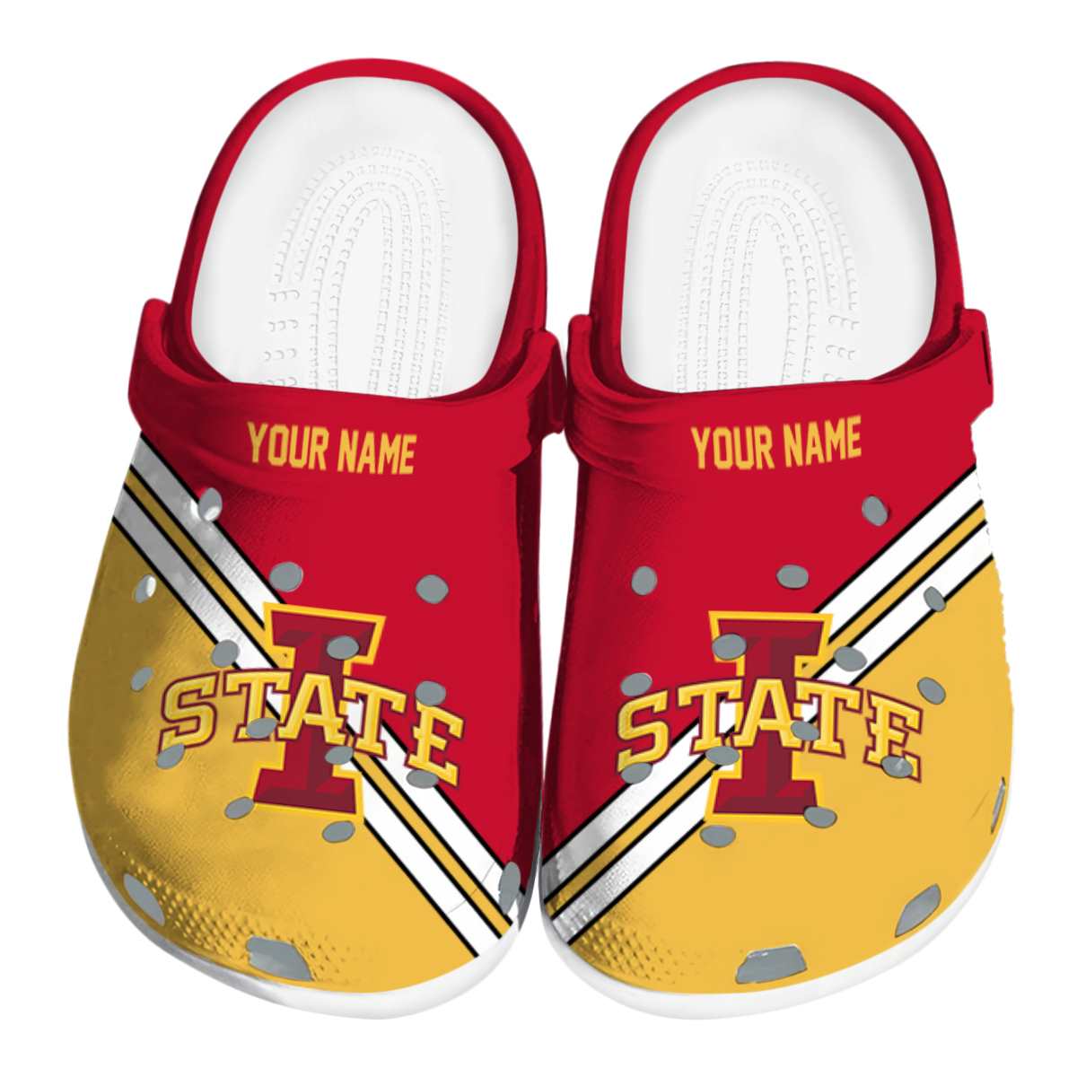 Iowa State Cyclones 2025 NCAA Sport Crocs Clogs For Men Women and Kids - GNL1462479