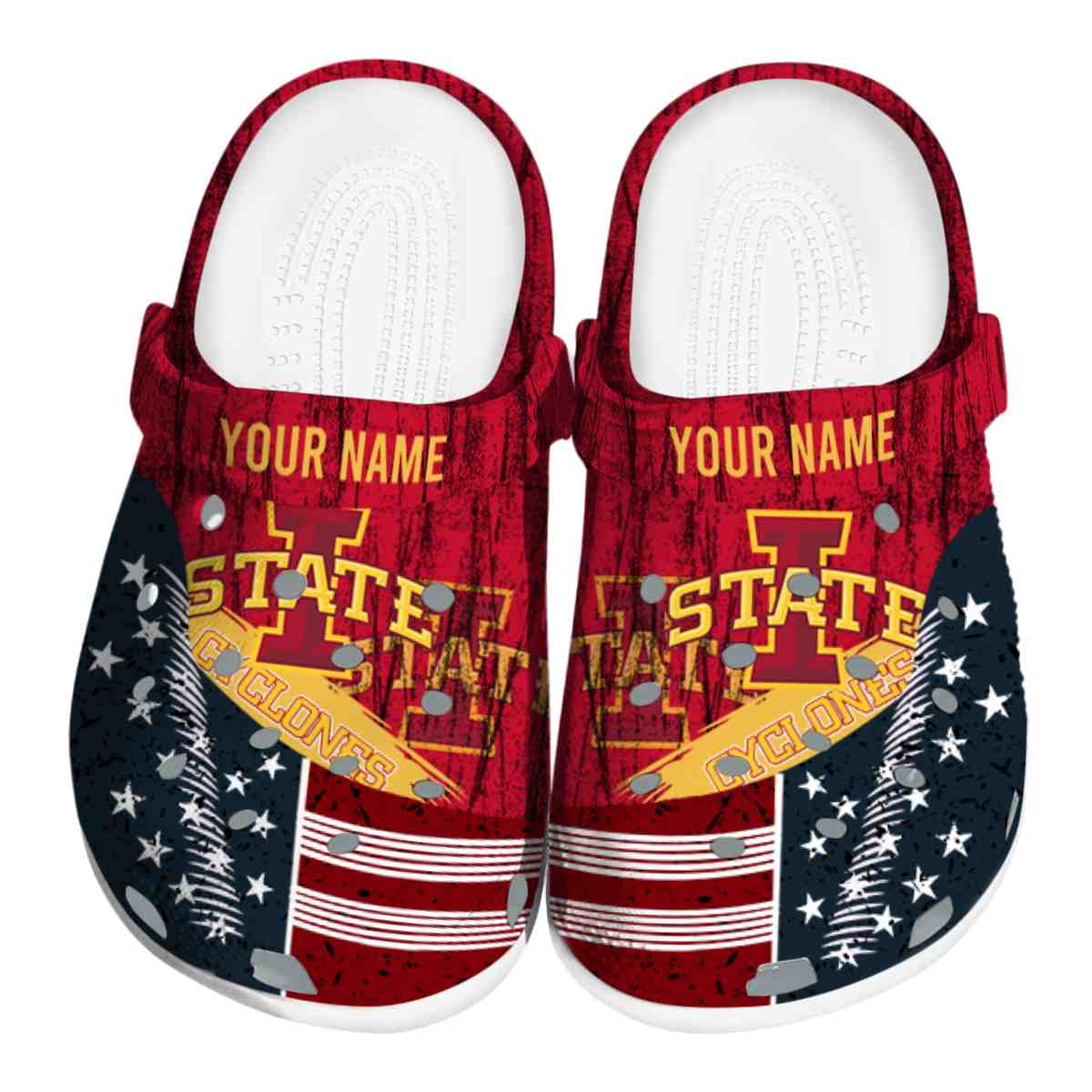 Iowa State Cyclones 2025 NCAA Sport Crocs Clogs For Men Women and Kids - GNL1462489