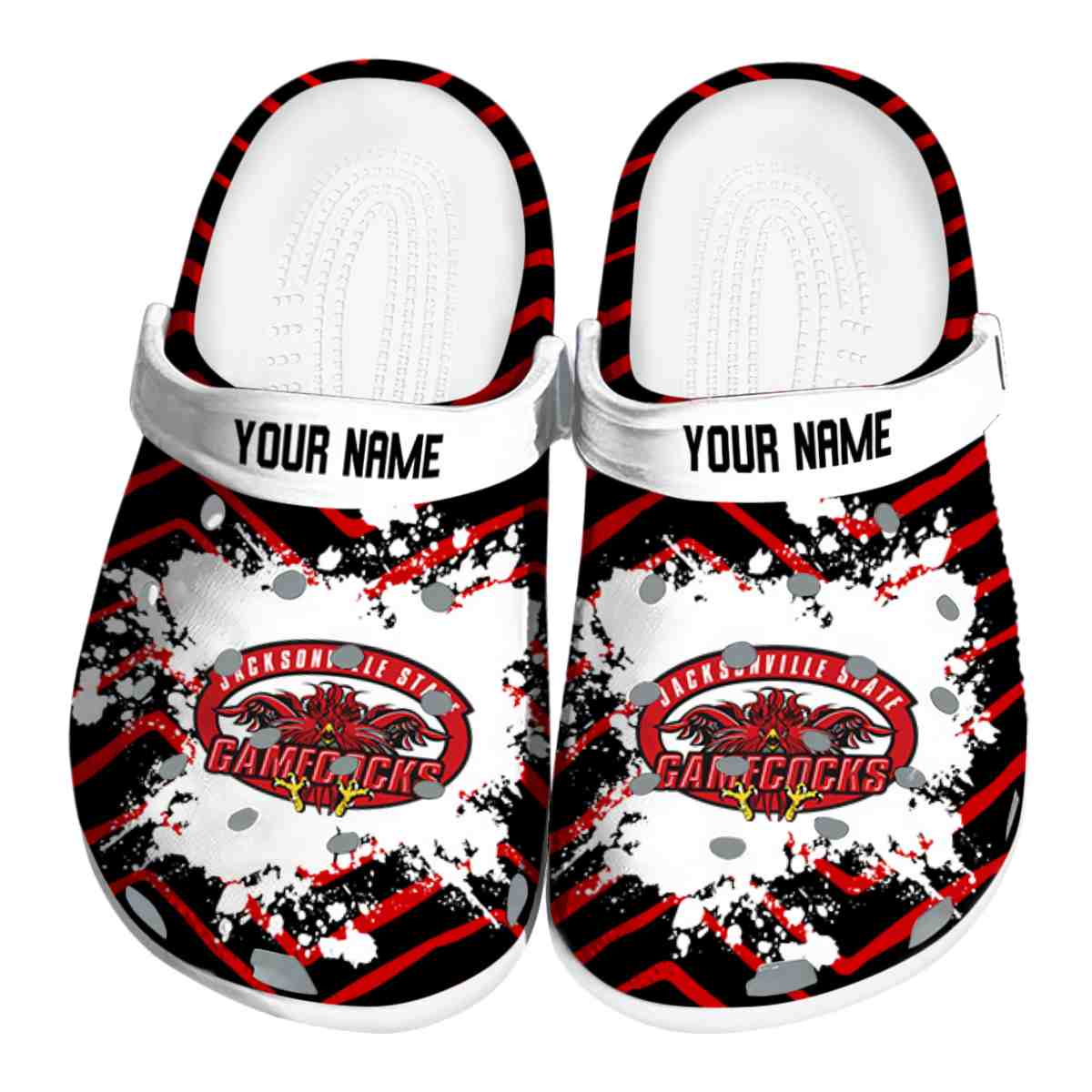 Jacksonville State Gamecocks 2025 NCAA Sport Crocs Clogs For Men Women and Kids - GNL1462507