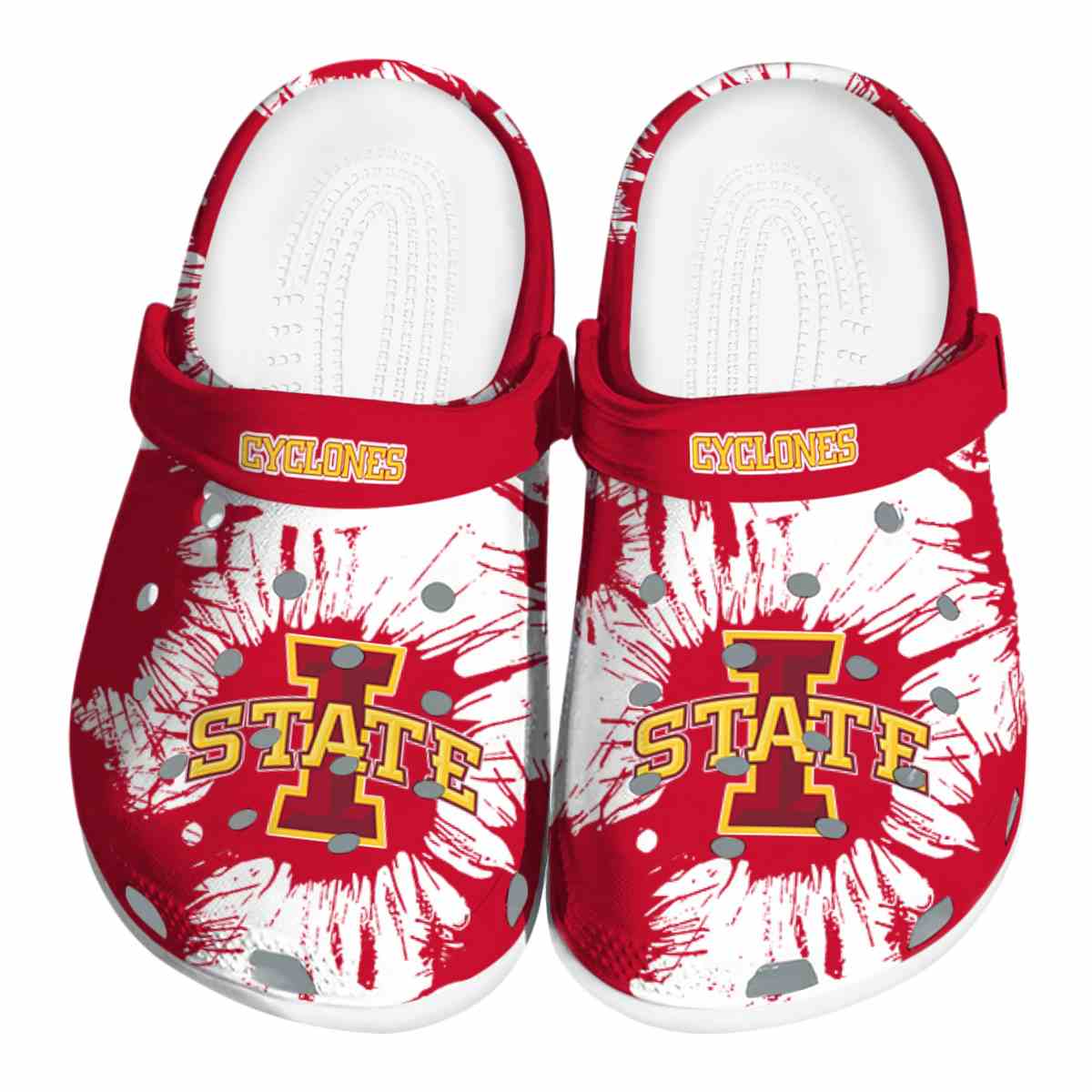 Iowa State Cyclones 2025 NCAA Sport Crocs Clogs For Men Women and Kids - GNL1462491