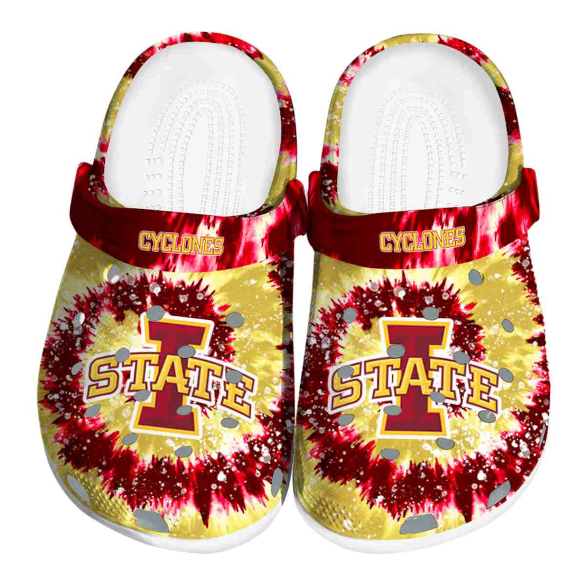 Iowa State Cyclones 2025 NCAA Sport Crocs Clogs For Men Women and Kids - GNL1462488