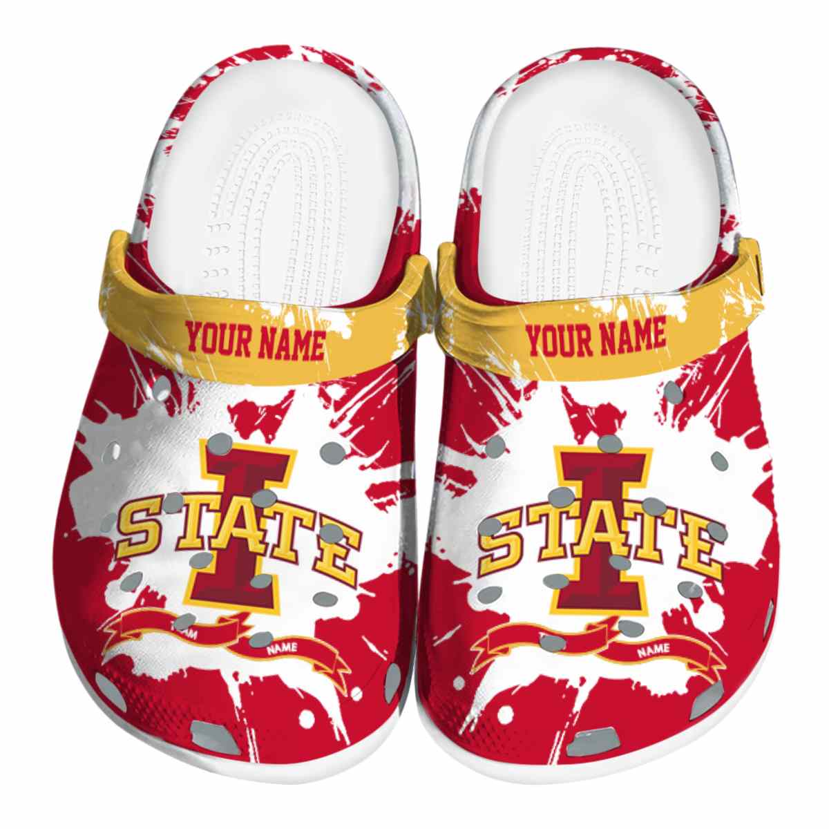 Iowa State Cyclones 2025 NCAA Sport Crocs Clogs For Men Women and Kids - GNL1462481