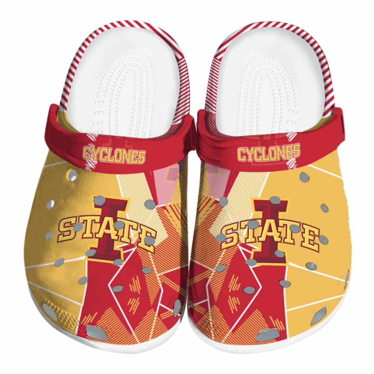 Iowa State Cyclones 2025 NCAA Sport Crocs Clogs For Men Women and Kids - GNL1462494