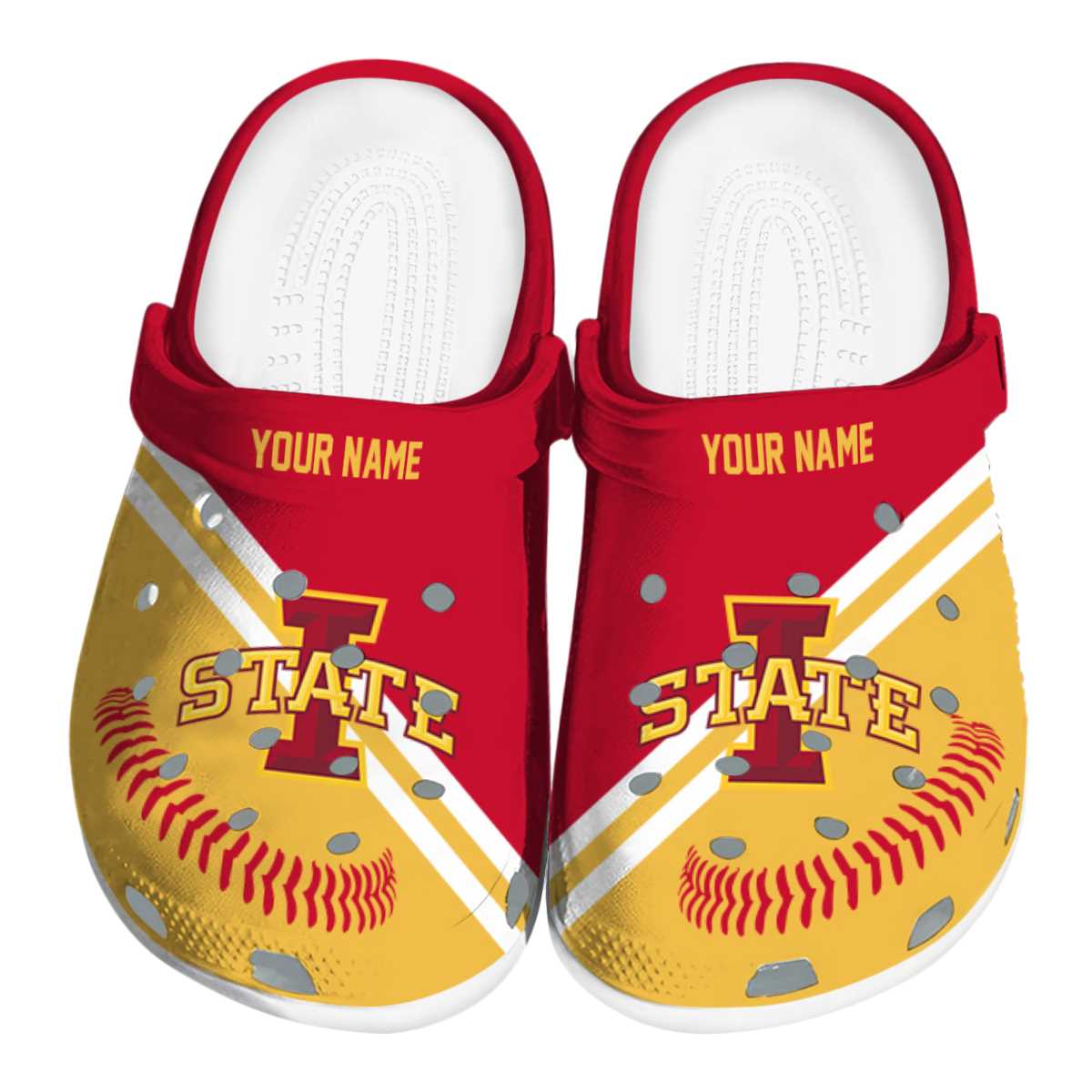 Iowa State Cyclones 2025 NCAA Sport Crocs Clogs For Men Women and Kids - GNL1462505