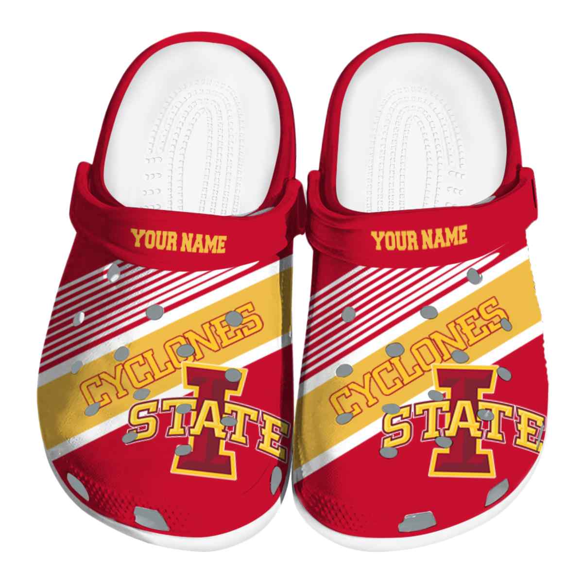 Iowa State Cyclones 2025 NCAA Sport Crocs Clogs For Men Women and Kids - GNL1462486