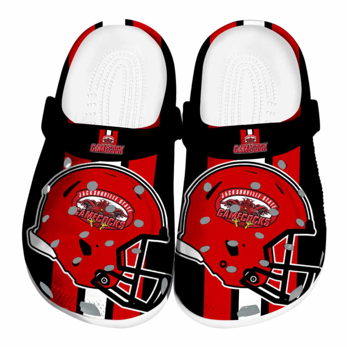 Jacksonville State Gamecocks 2025 NCAA Sport Crocs Clogs For Men Women and Kids - GNL1462530