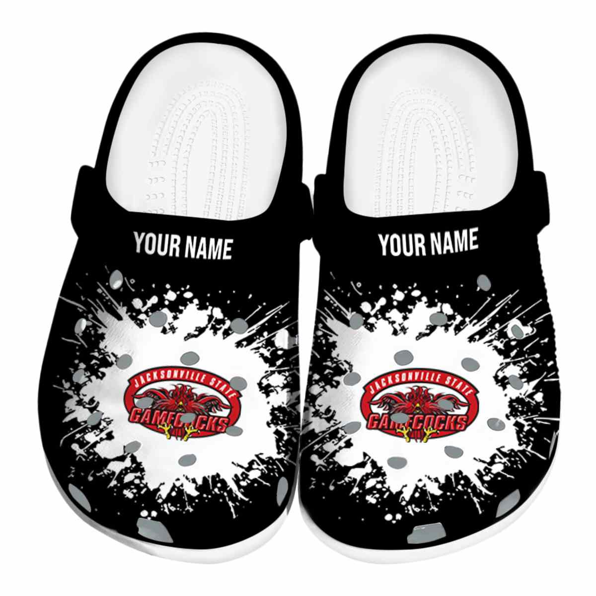 Jacksonville State Gamecocks 2025 NCAA Sport Crocs Clogs For Men Women and Kids - GNL1462528