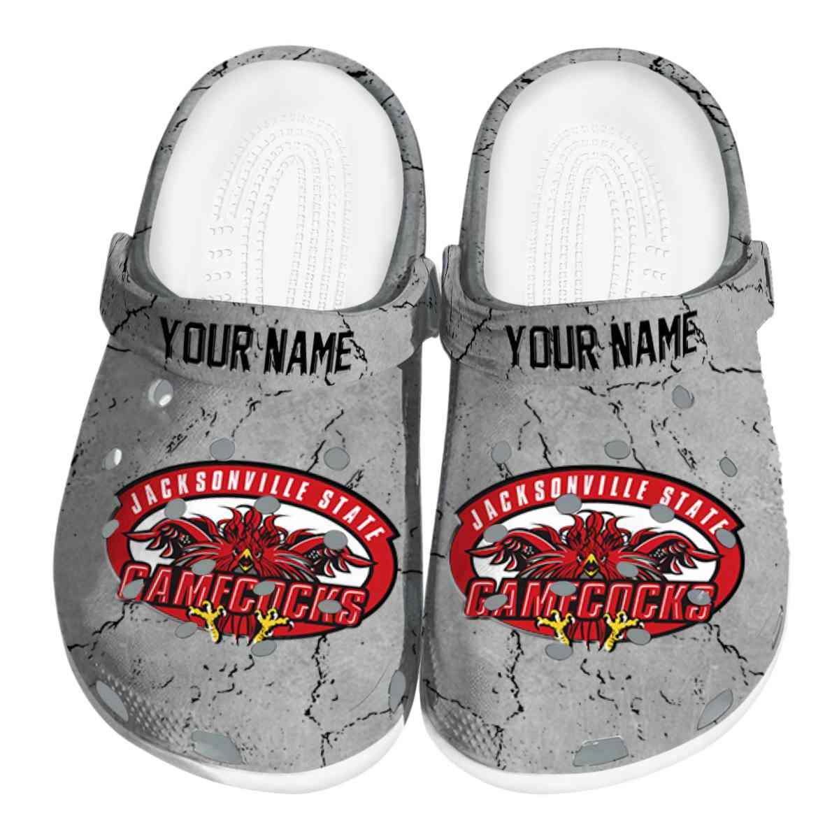 Jacksonville State Gamecocks 2025 NCAA Sport Crocs Clogs For Men Women and Kids - GNL1462532