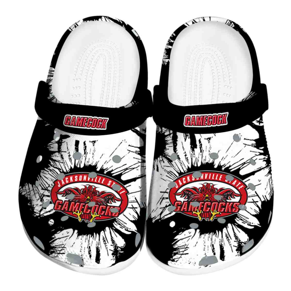 Jacksonville State Gamecocks 2025 NCAA Sport Crocs Clogs For Men Women and Kids - GNL1462517