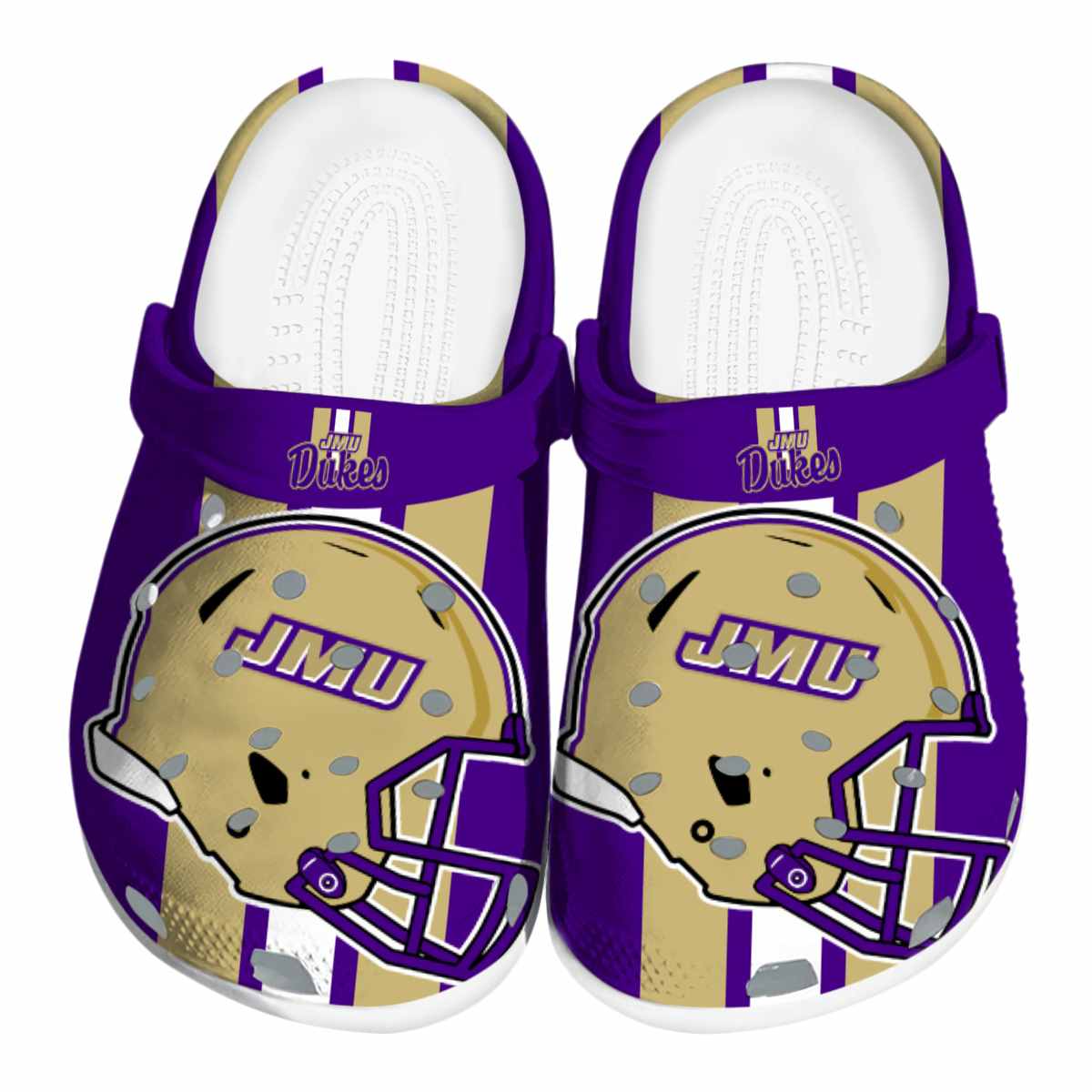 James Madison Dukes 2025 NCAA Sport Crocs Clogs For Men Women and Kids - GNL1462546