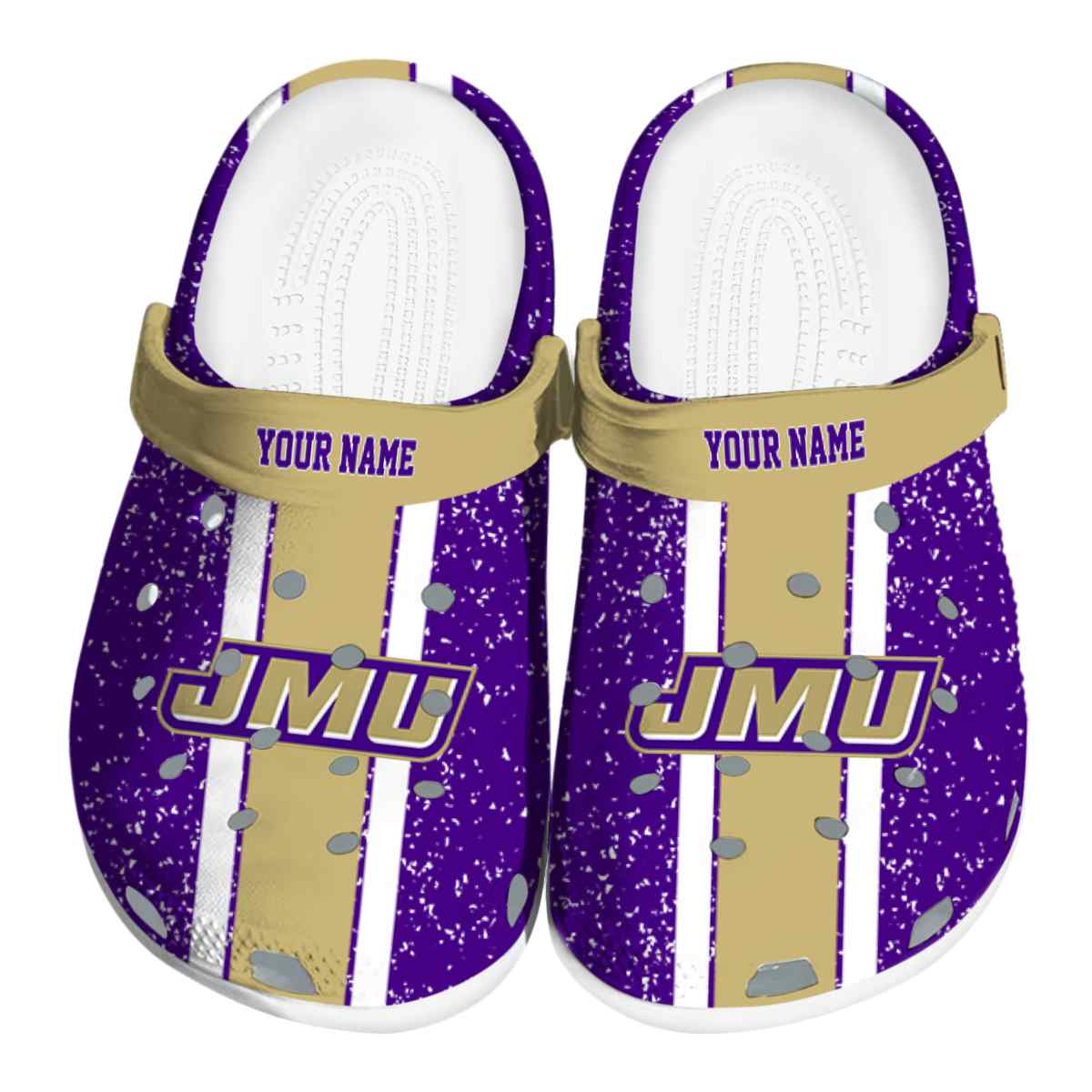 James Madison Dukes 2025 NCAA Sport Crocs Clogs For Men Women and Kids - GNL1462544