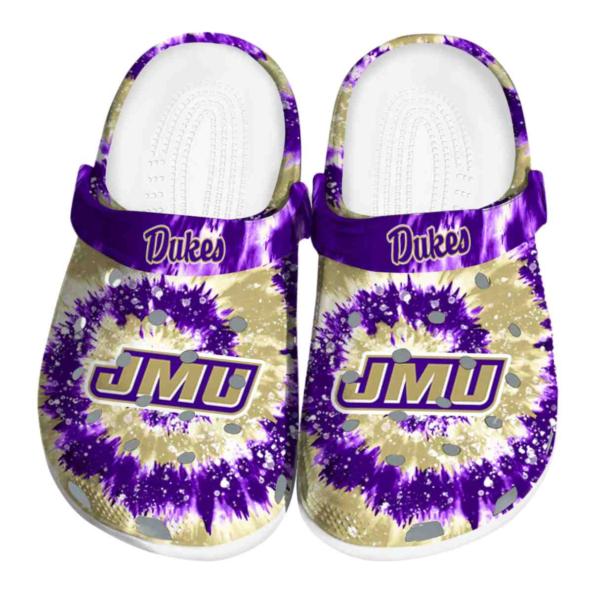 James Madison Dukes 2025 NCAA Sport Crocs Clogs For Men Women and Kids - GNL1462540