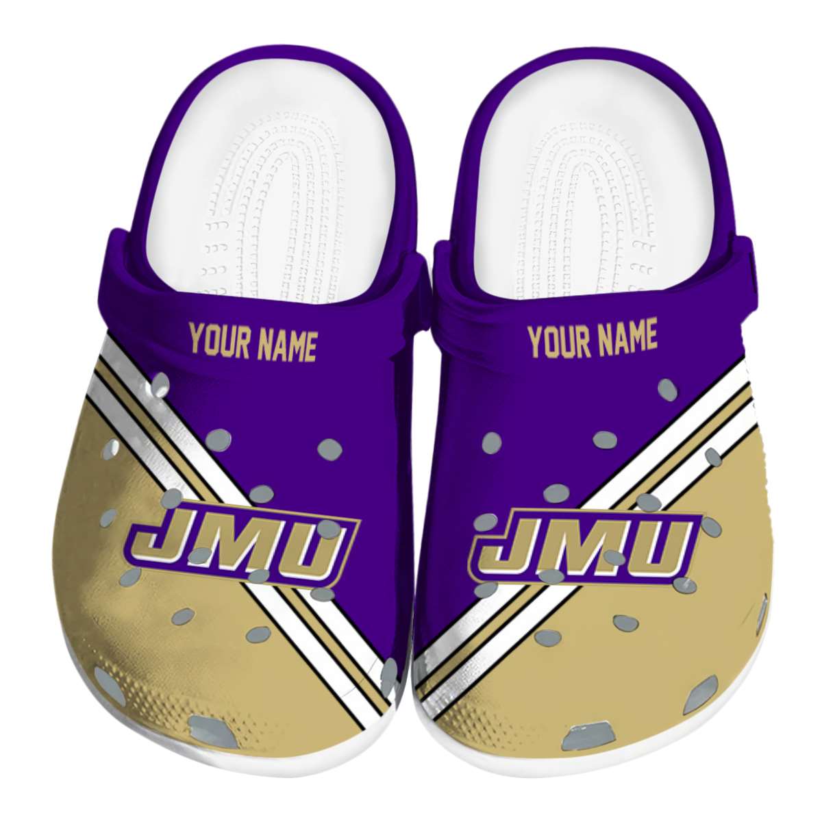 James Madison Dukes 2025 NCAA Sport Crocs Clogs For Men Women and Kids - GNL1462558