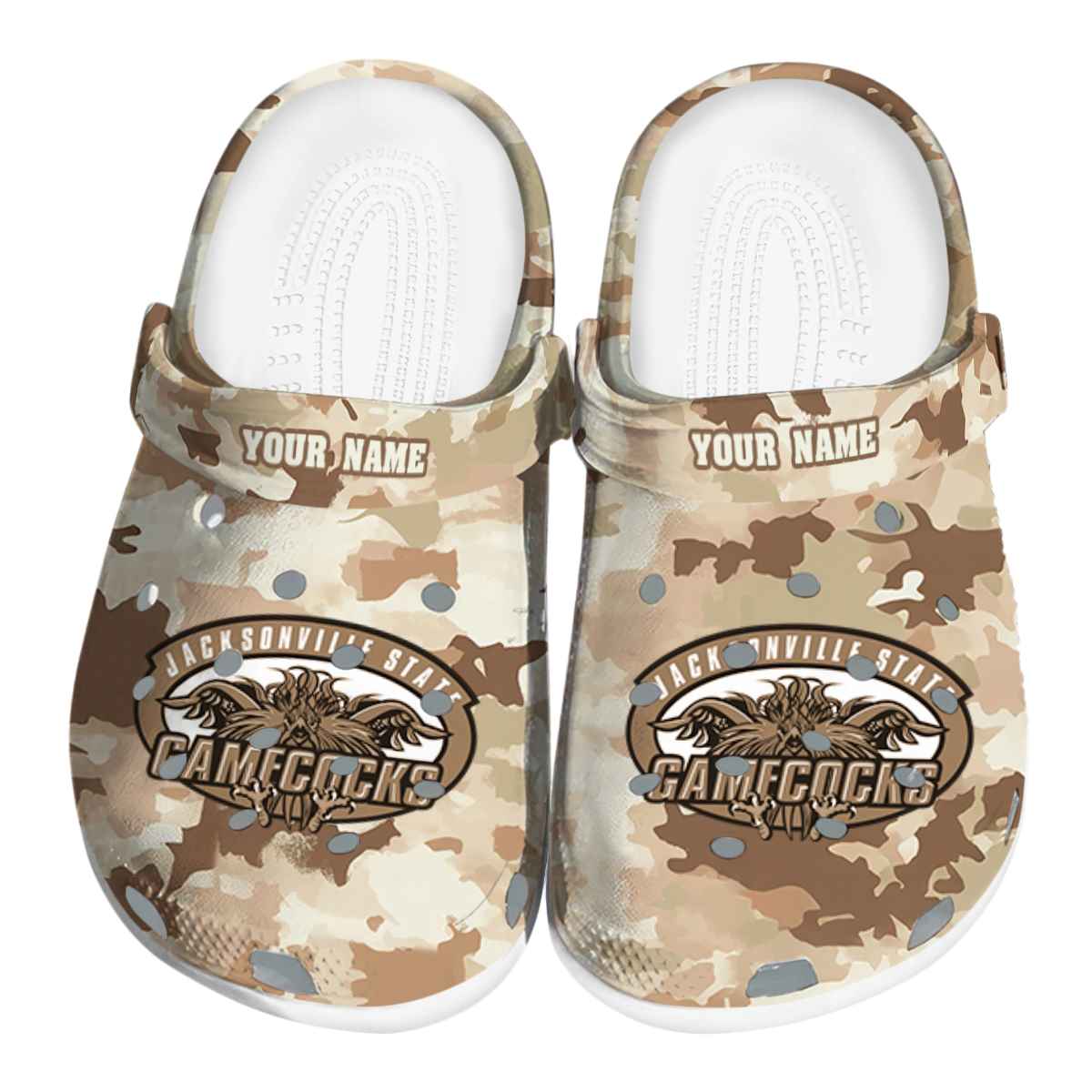 Jacksonville State Gamecocks 2025 NCAA Sport Crocs Clogs For Men Women and Kids - GNL1462566