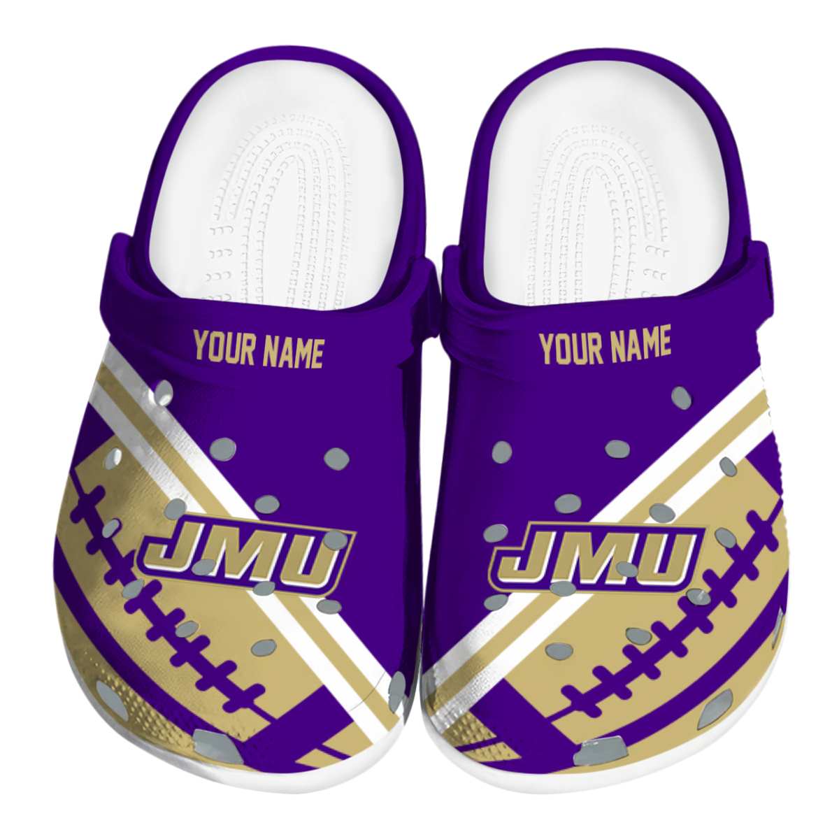 James Madison Dukes 2025 NCAA Sport Crocs Clogs For Men Women and Kids - GNL1462560