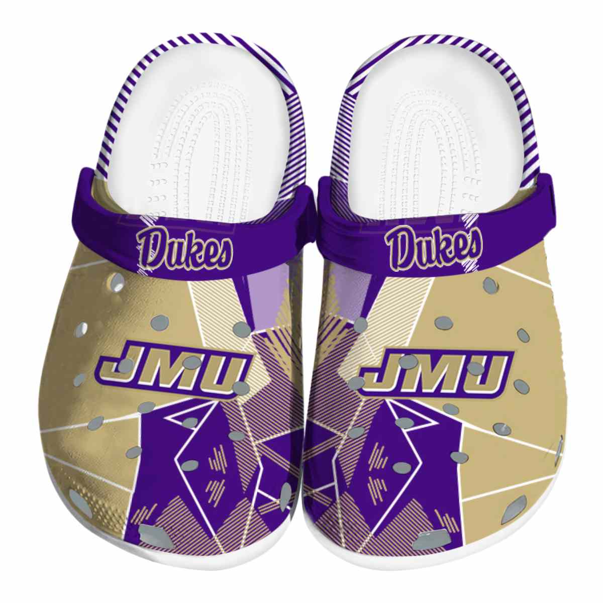James Madison Dukes 2025 NCAA Sport Crocs Clogs For Men Women and Kids - GNL1462552