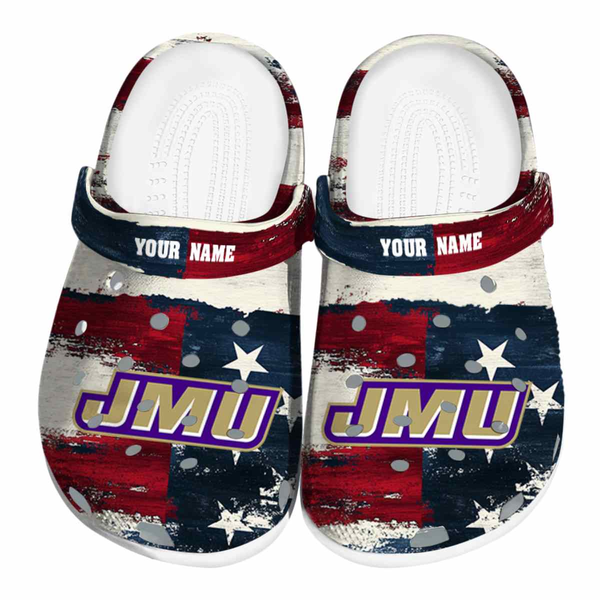 James Madison Dukes 2025 NCAA Sport Crocs Clogs For Men Women and Kids - GNL1462595