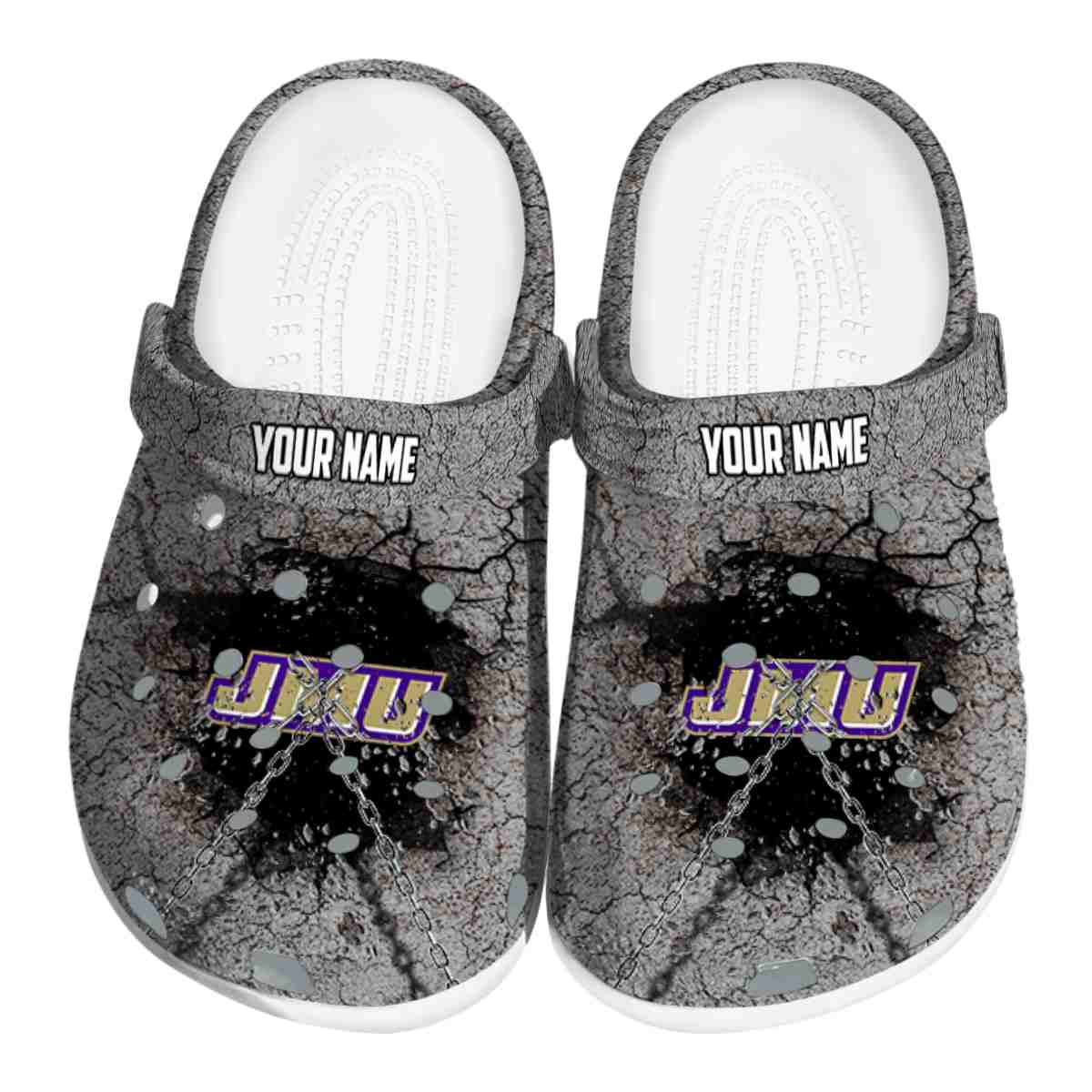 James Madison Dukes 2025 NCAA Sport Crocs Clogs For Men Women and Kids - GNL1462591