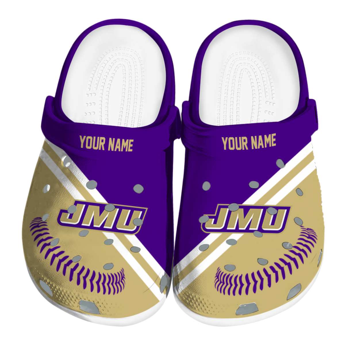 James Madison Dukes 2025 NCAA Sport Crocs Clogs For Men Women and Kids - GNL1462568