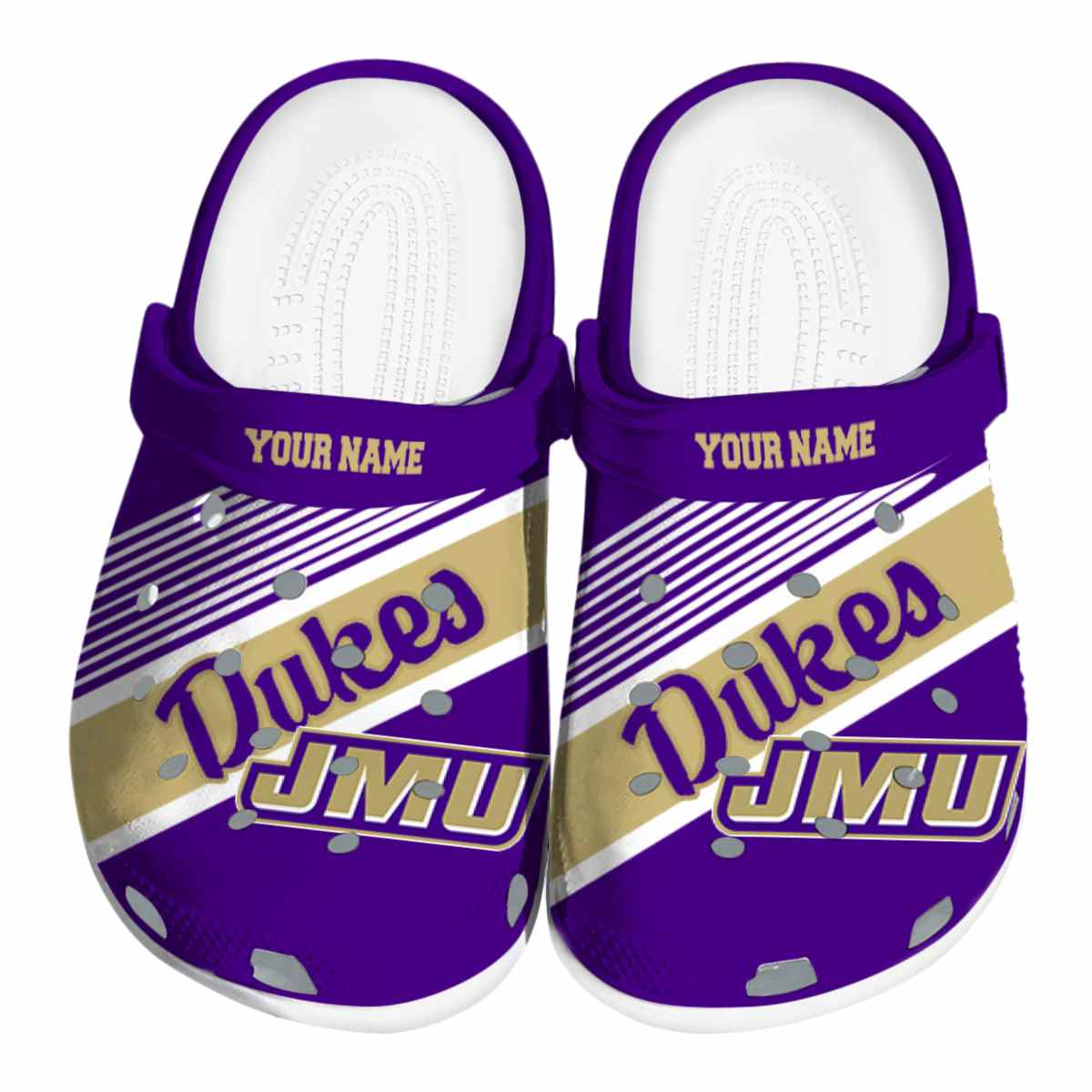 James Madison Dukes 2025 NCAA Sport Crocs Clogs For Men Women and Kids - GNL1462574
