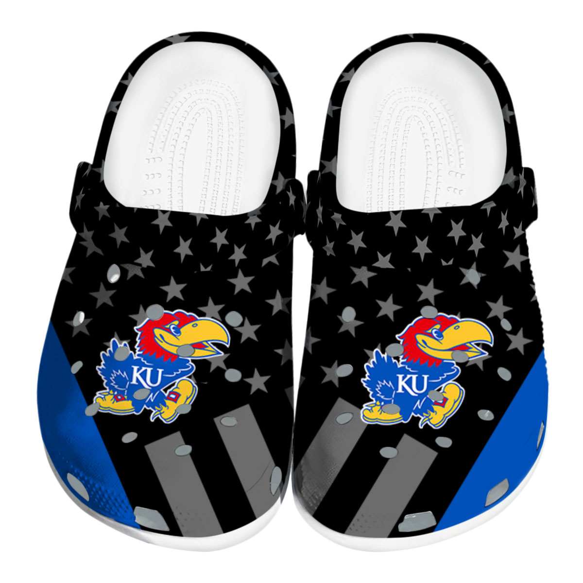 Kansas Jayhawks 2025 NCAA Sport Crocs Clogs For Men Women and Kids - GNL1462575