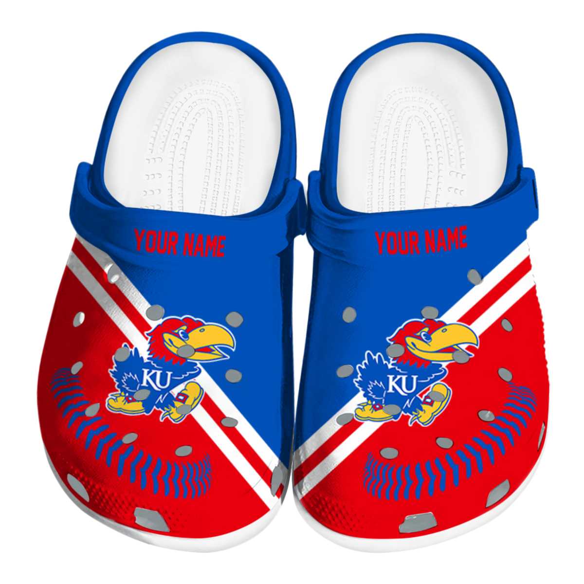 Kansas Jayhawks 2025 NCAA Sport Crocs Clogs For Men Women and Kids - GNL1462573