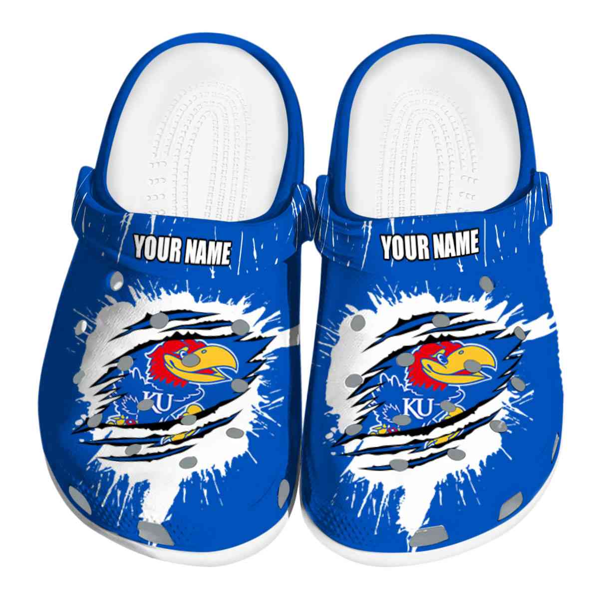 Kansas Jayhawks 2025 NCAA Sport Crocs Clogs For Men Women and Kids - GNL1462585