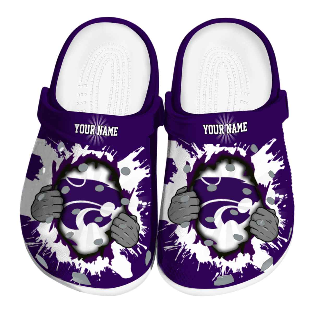 Kansas State Wildcats 2025 NCAA Sport Crocs Clogs For Men Women and Kids - GNL1462612