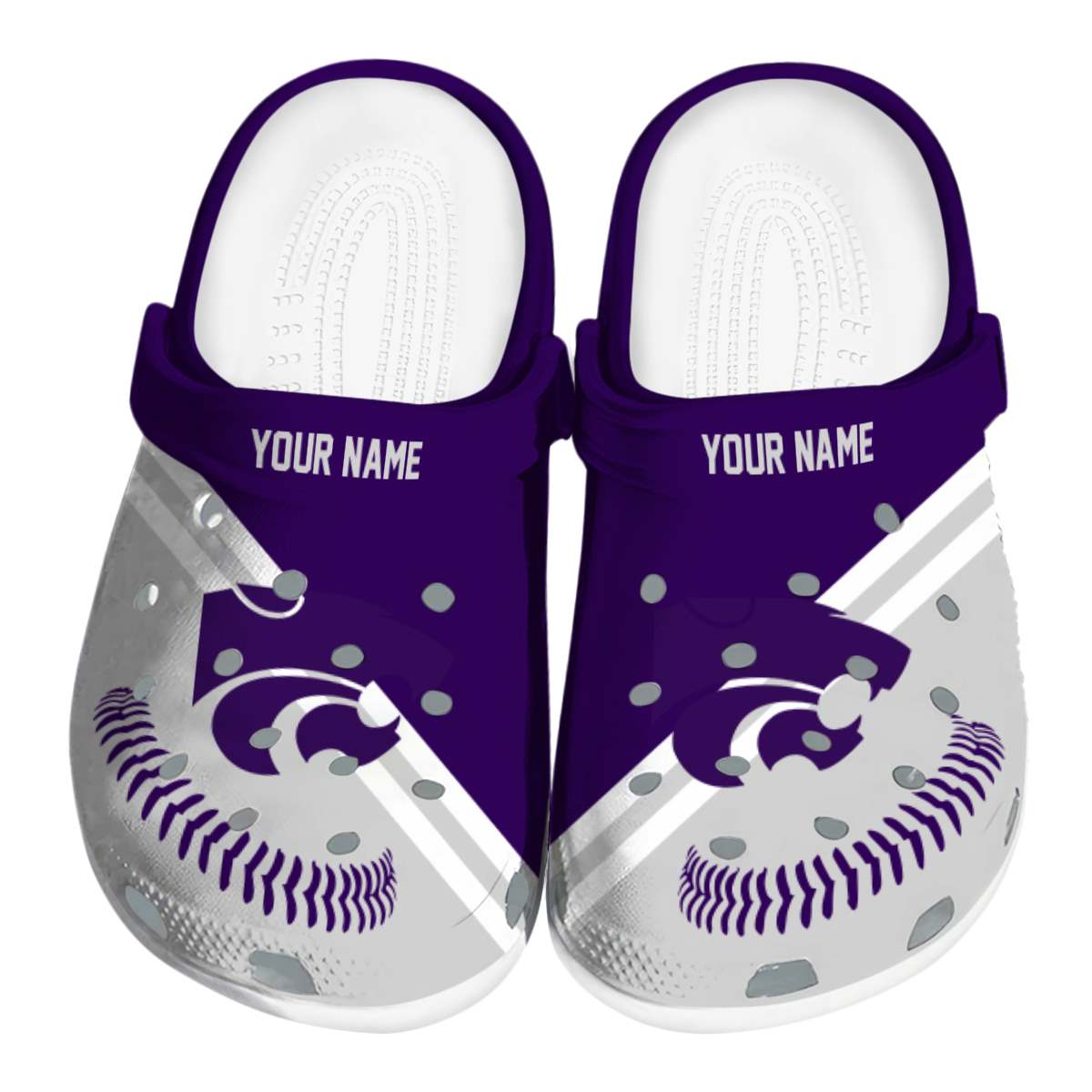 Kansas State Wildcats 2025 NCAA Sport Crocs Clogs For Men Women and Kids - GNL1462608
