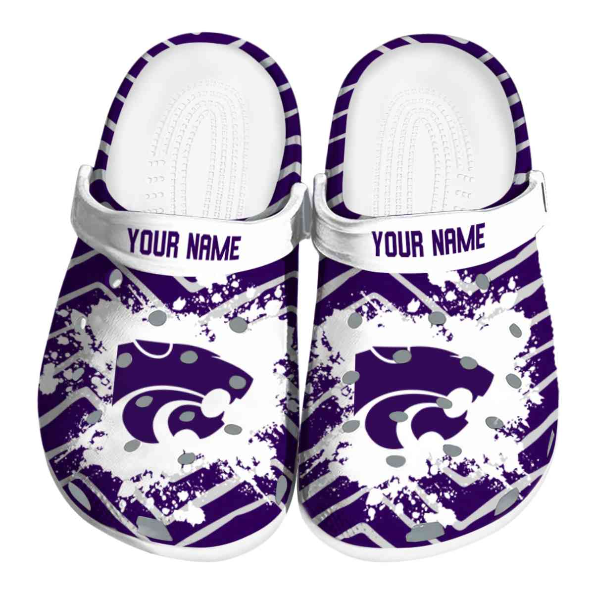 Kansas State Wildcats 2025 NCAA Sport Crocs Clogs For Men Women and Kids - GNL1462614