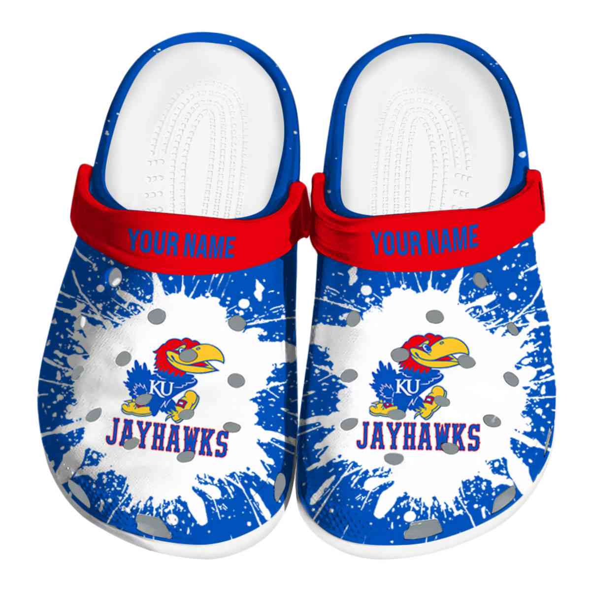Kansas Jayhawks 2025 NCAA Sport Crocs Clogs For Men Women and Kids - GNL1462606