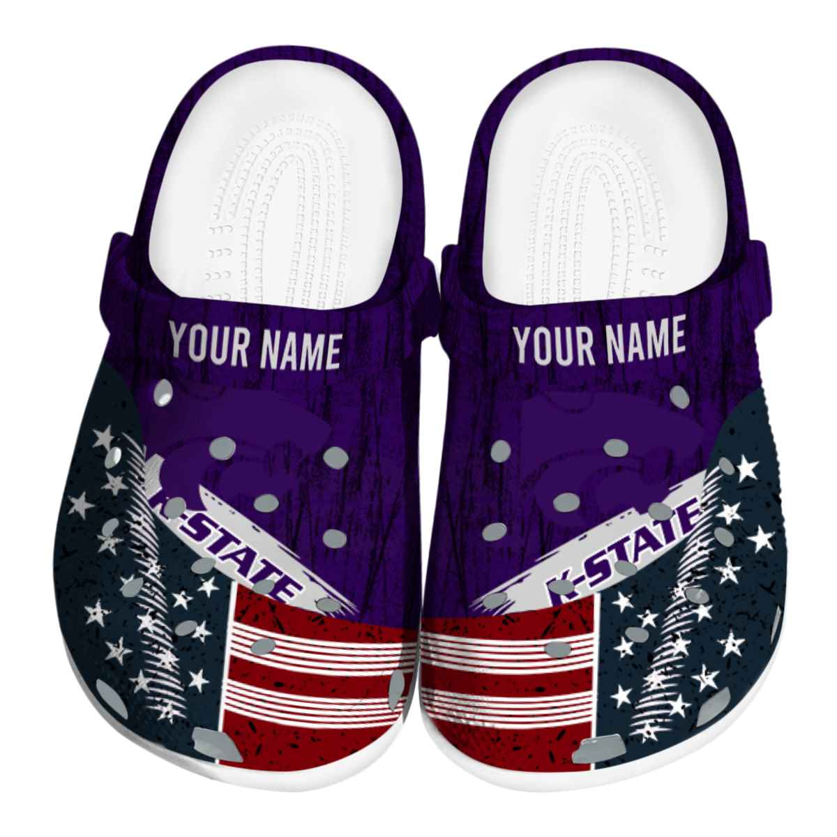 Kansas State Wildcats 2025 NCAA Sport Crocs Clogs For Men Women and Kids - GNL1462604