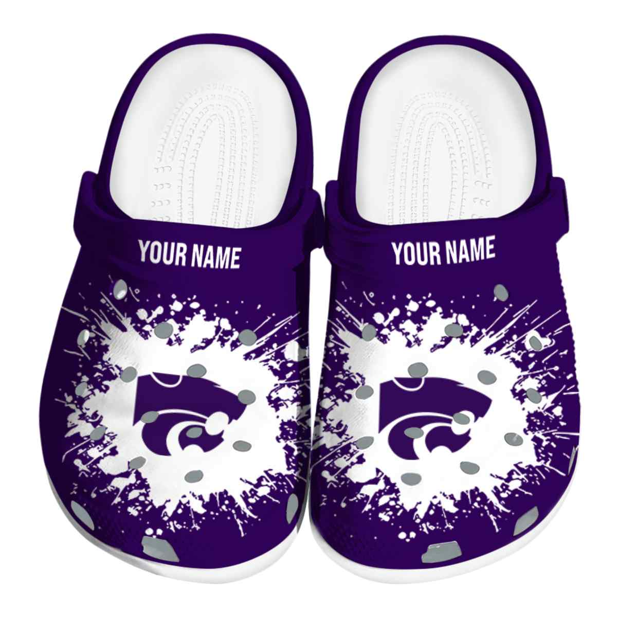 Kansas State Wildcats 2025 NCAA Sport Crocs Clogs For Men Women and Kids - GNL1462624