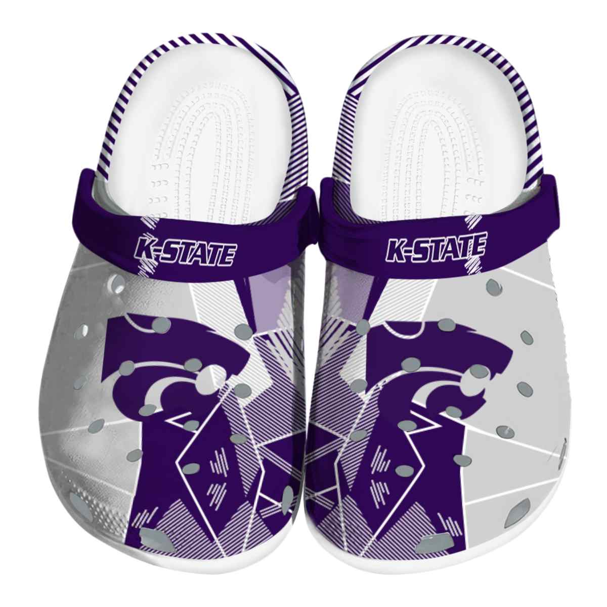 Kansas State Wildcats 2025 NCAA Sport Crocs Clogs For Men Women and Kids - GNL1462638