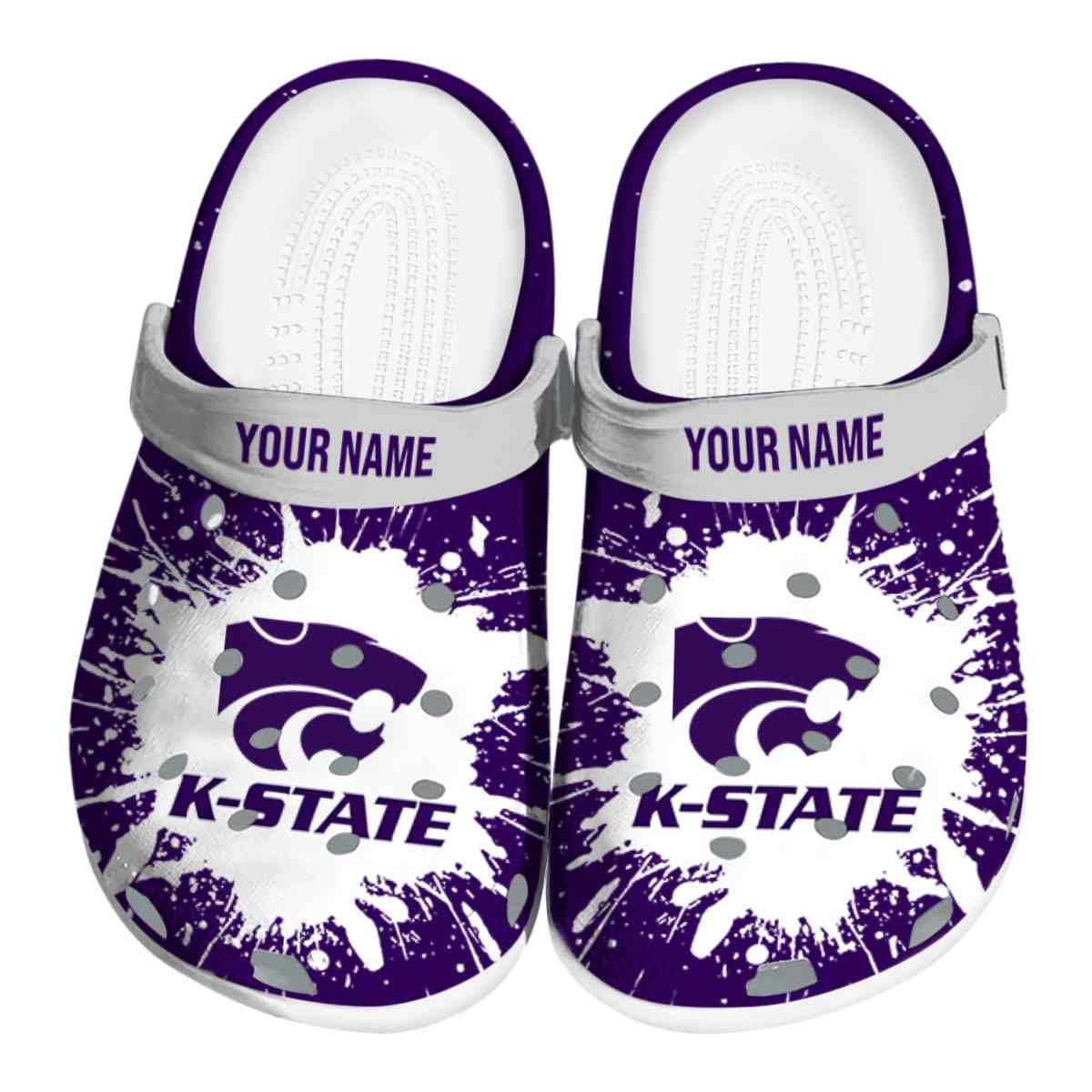 Kansas State Wildcats 2025 NCAA Sport Crocs Clogs For Men Women and Kids - GNL1462652