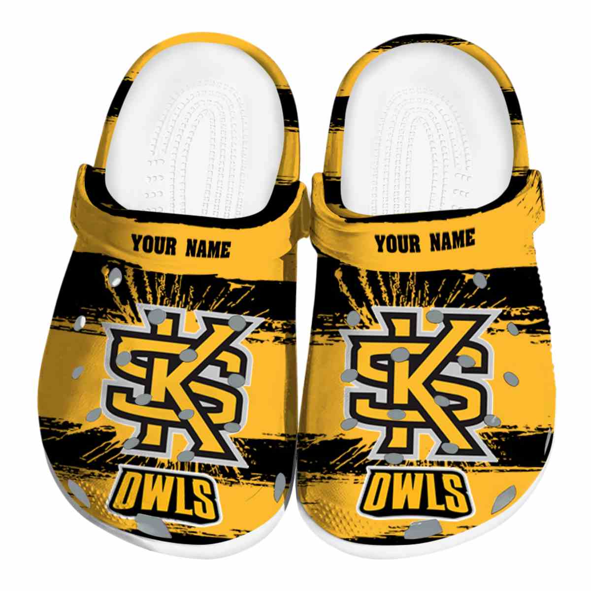 Kennesaw State Owls 2025 NCAA Sport Crocs Clogs For Men Women and Kids - GNL1462639