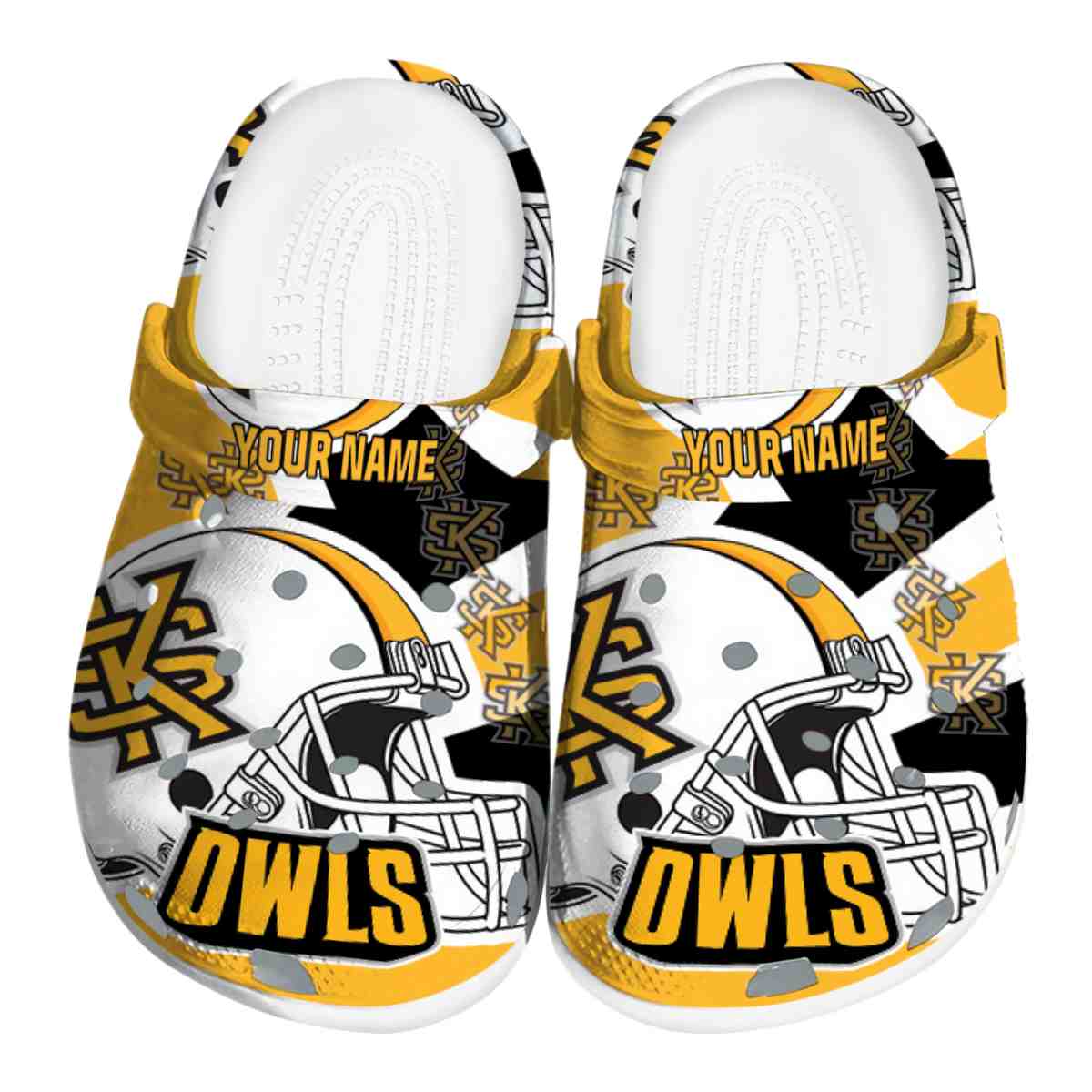 Kennesaw State Owls 2025 NCAA Sport Crocs Clogs For Men Women and Kids - GNL1462647