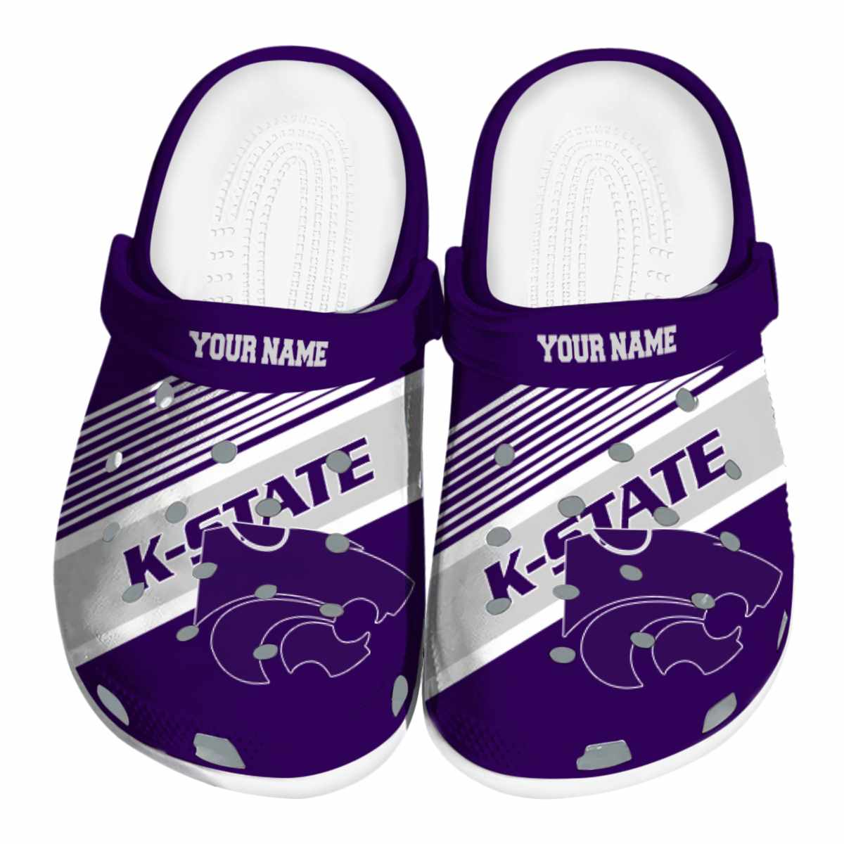 Kansas State Wildcats 2025 NCAA Sport Crocs Clogs For Men Women and Kids - GNL1462631