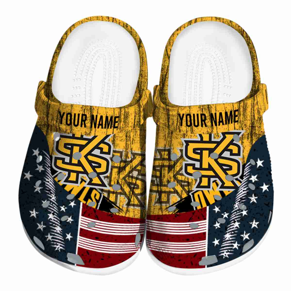 Kennesaw State Owls 2025 NCAA Sport Crocs Clogs For Men Women and Kids - GNL1462668