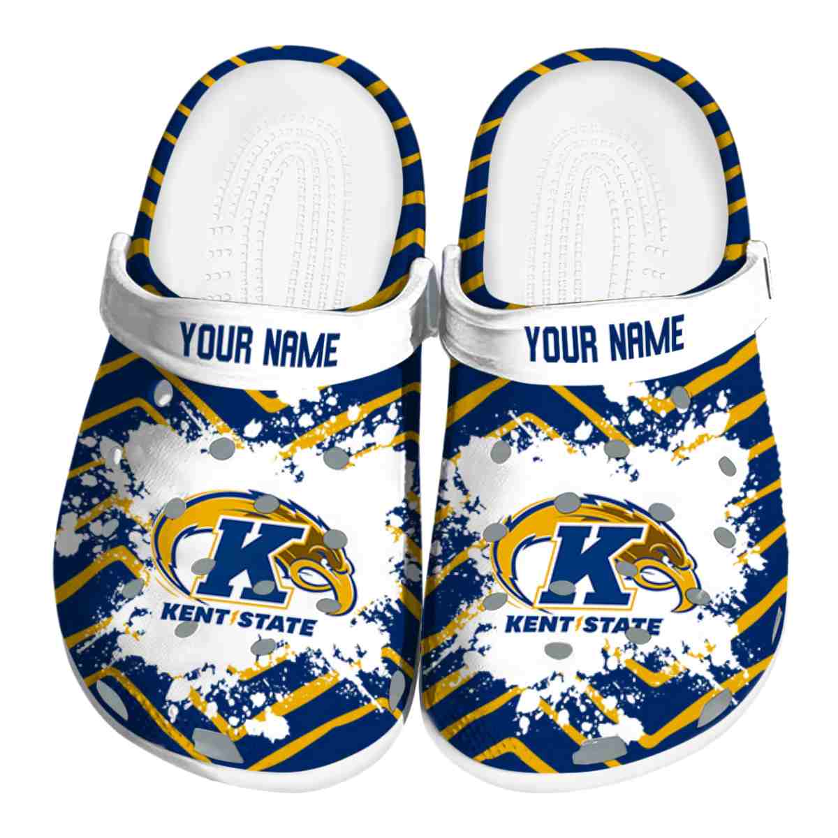 Kent State Golden Flashes 2025 NCAA Sport Crocs Clogs For Men Women and Kids - GNL1462667