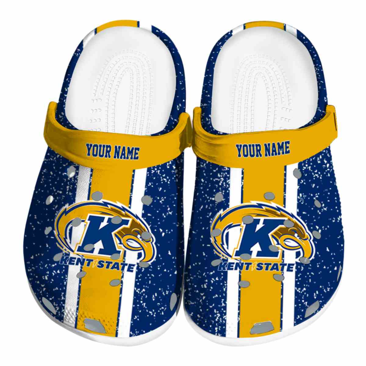 Kent State Golden Flashes 2025 NCAA Sport Crocs Clogs For Men Women and Kids - GNL1462661