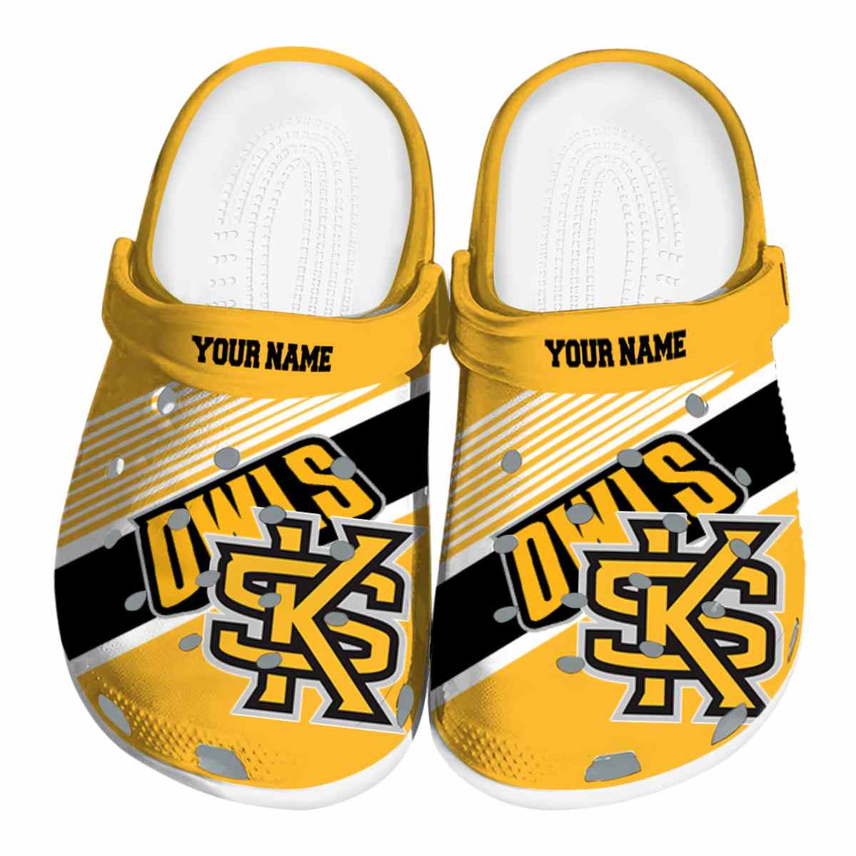 Kennesaw State Owls 2025 NCAA Sport Crocs Clogs For Men Women and Kids - GNL1462679