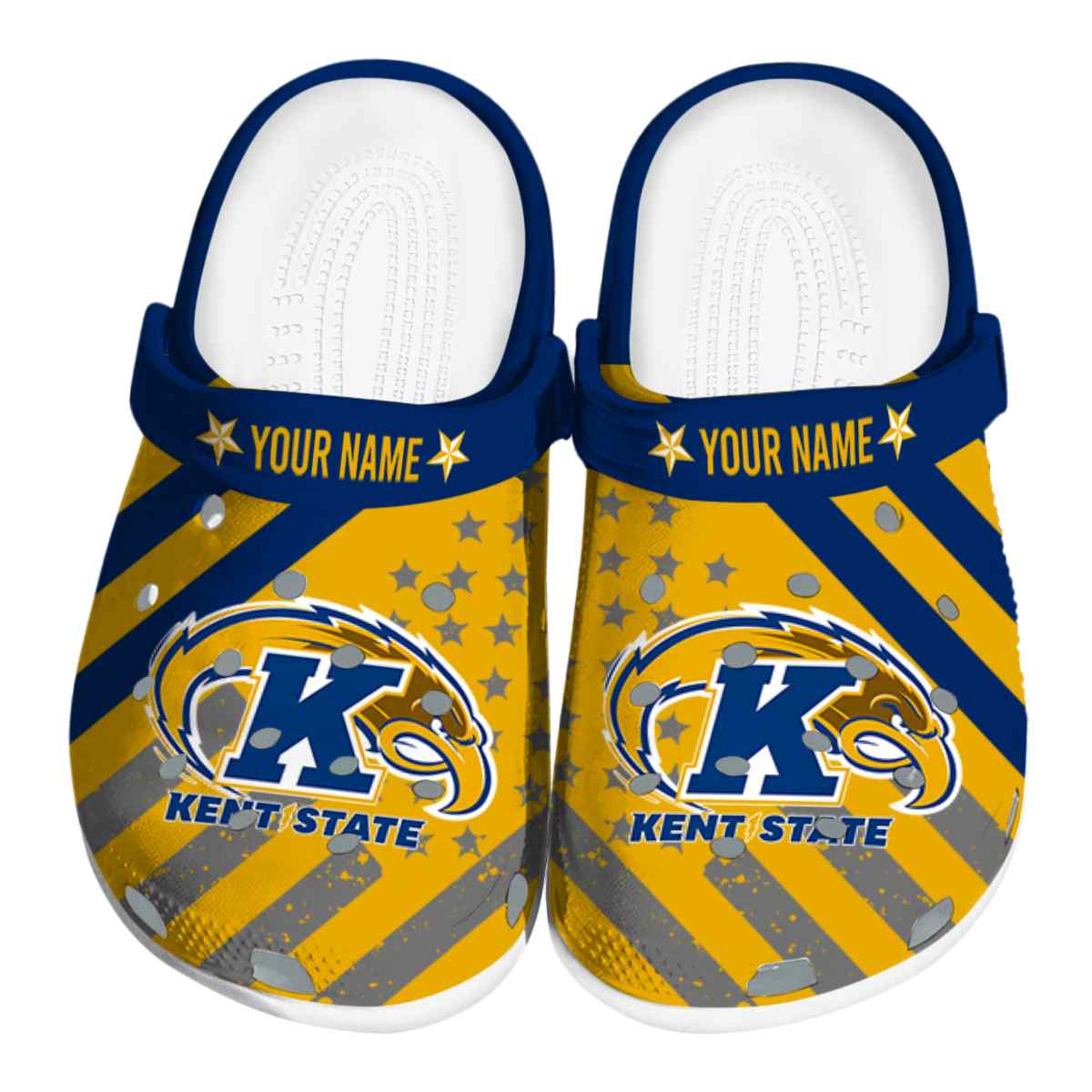 Kent State Golden Flashes 2025 NCAA Sport Crocs Clogs For Men Women and Kids - GNL1462703