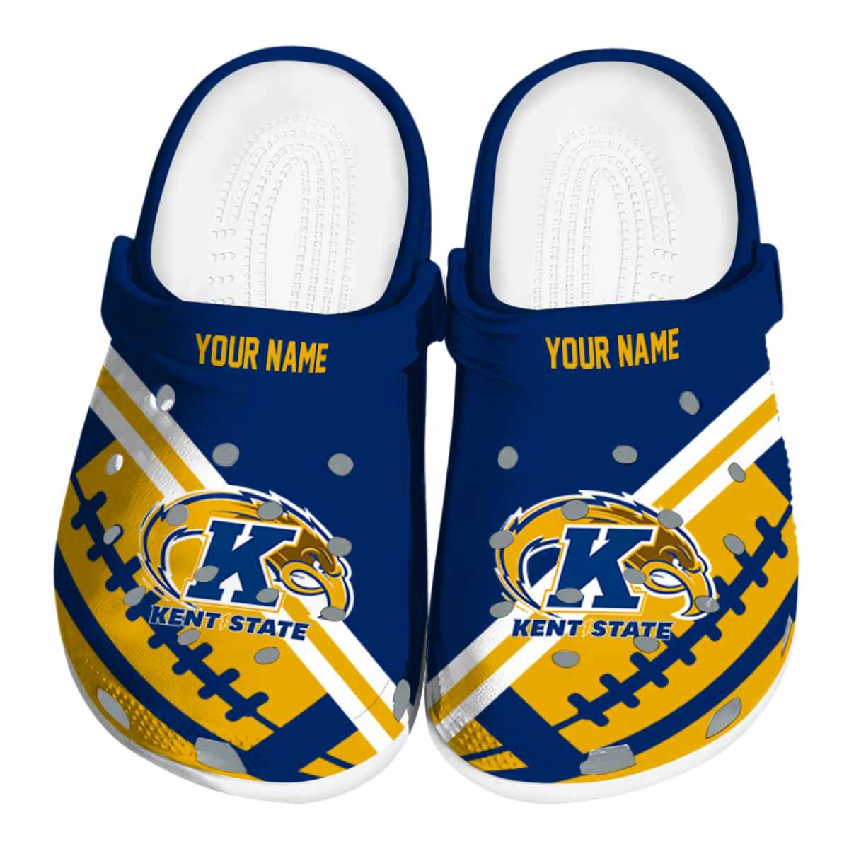 Kent State Golden Flashes 2025 NCAA Sport Crocs Clogs For Men Women and Kids - GNL1462713