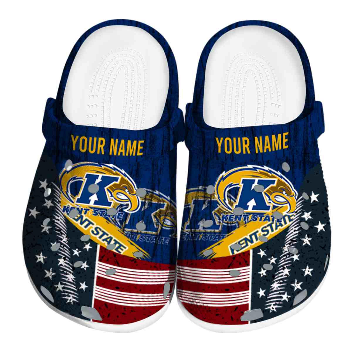 Kent State Golden Flashes 2025 NCAA Sport Crocs Clogs For Men Women and Kids - GNL1462700
